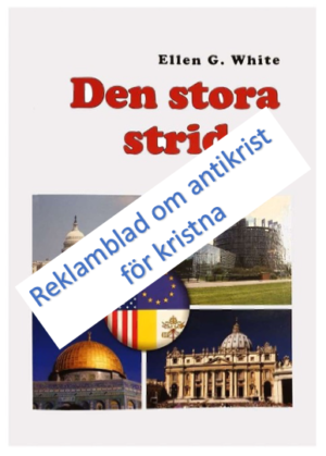 Reklamblad om antikrist för kristna
