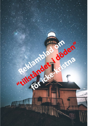Reklamblad om döden för en icke-troende person