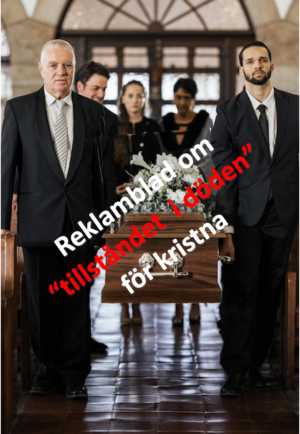 Reklamblad om döden för kristna