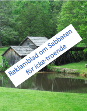 Reklamblad om Sabbaten för icke-troende